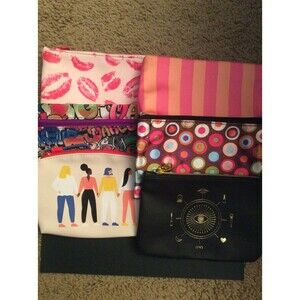 6 Misc lpsy, Este Lauder makeup bags B37